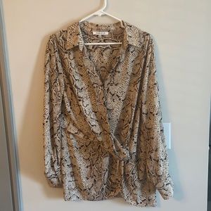 Snakeskin Blouse